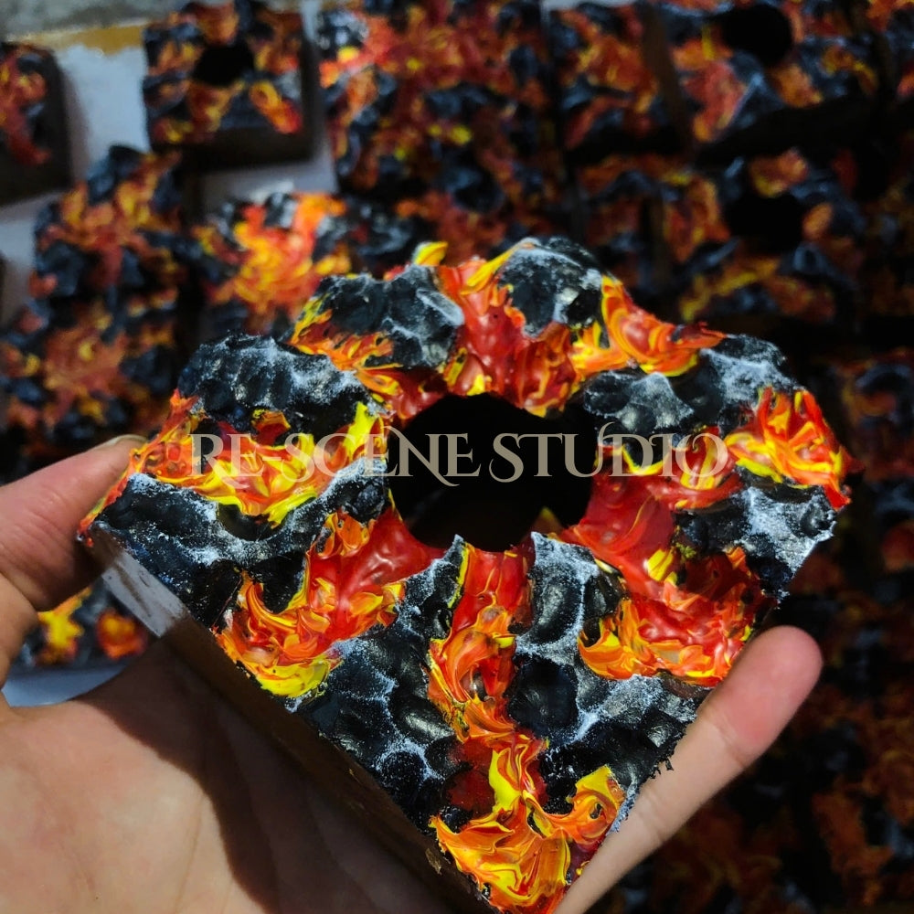 Handcrafted Resin Lamp by Rescene Studio