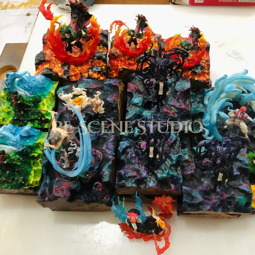 Handcrafted Resin Lamp by Rescene Studio