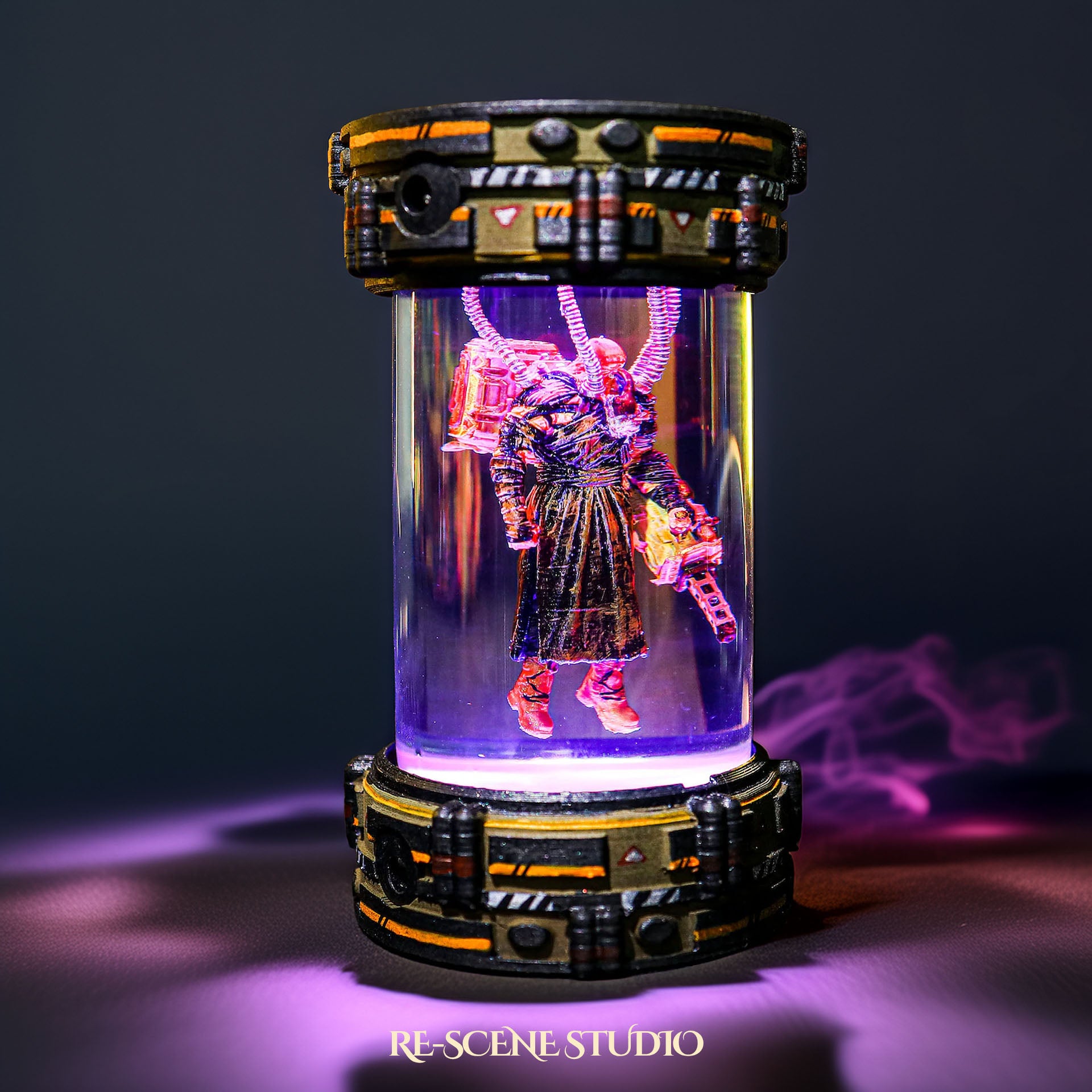 Nemesis Biolab Resin Lamp | Resident Evil RGB LED Gift – Rescene