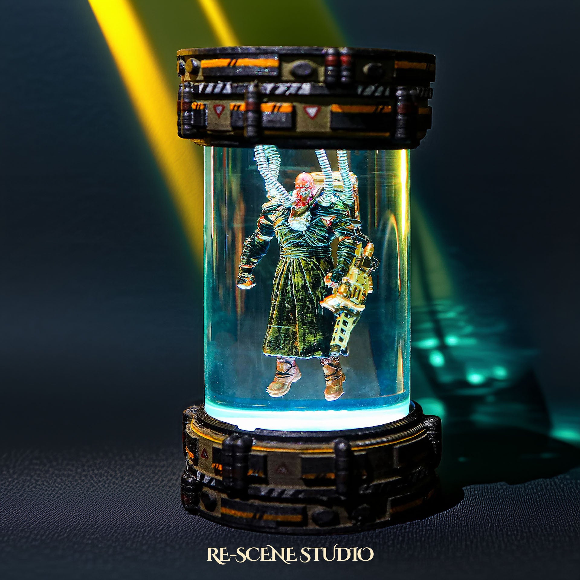 Nemesis Biolab Resin Lamp | Resident Evil RGB LED Gift – Rescene