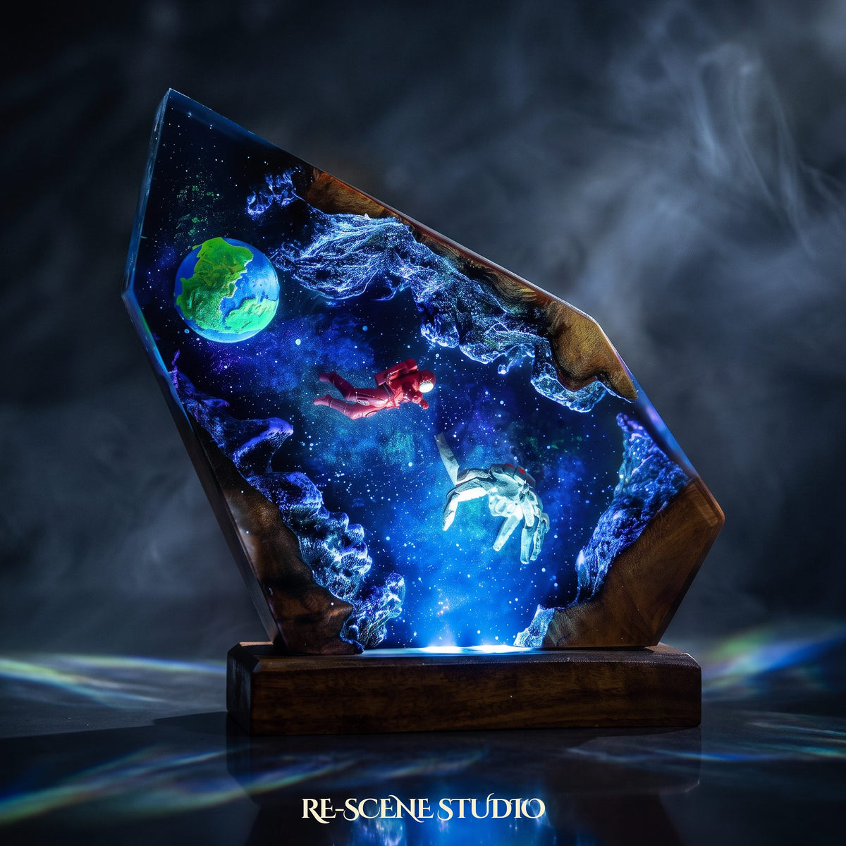 Rocky Cosmic Rock Resin Lamp, Project Hail Mary resin art lamp