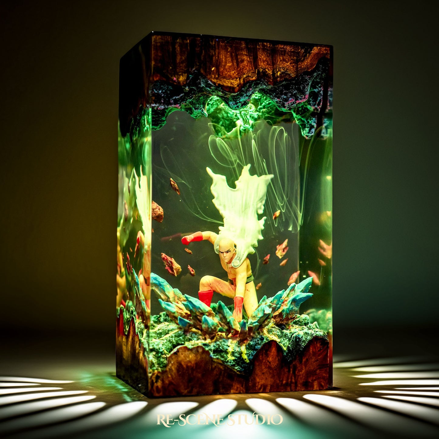 Saitama Resin Lamp - One Punch Man