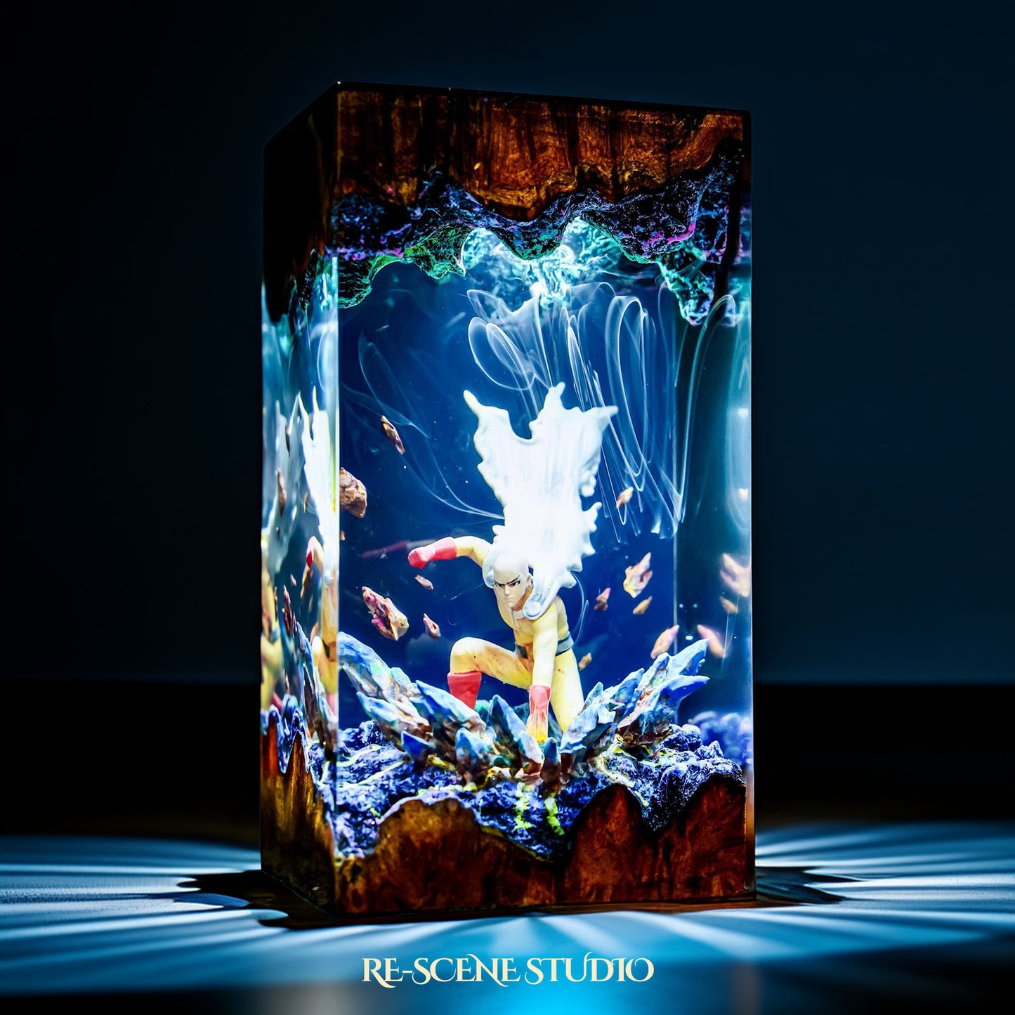 Saitama Resin Lamp - One Punch Man