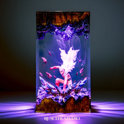 Saitama Resin Lamp - One Punch Man