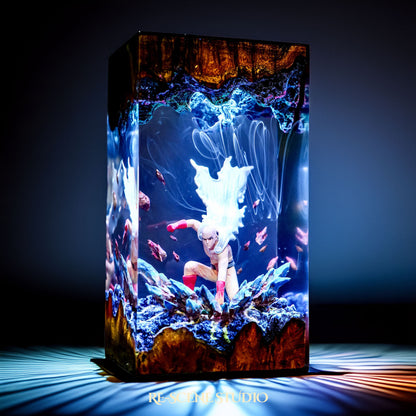 Saitama Resin Lamp - One Punch Man