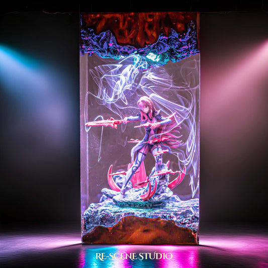 S.cáth.ach Resin Lamp — Handcrafted Epoxy Resin LED Lamp | Unique Ambient Decor & Collector's Gift