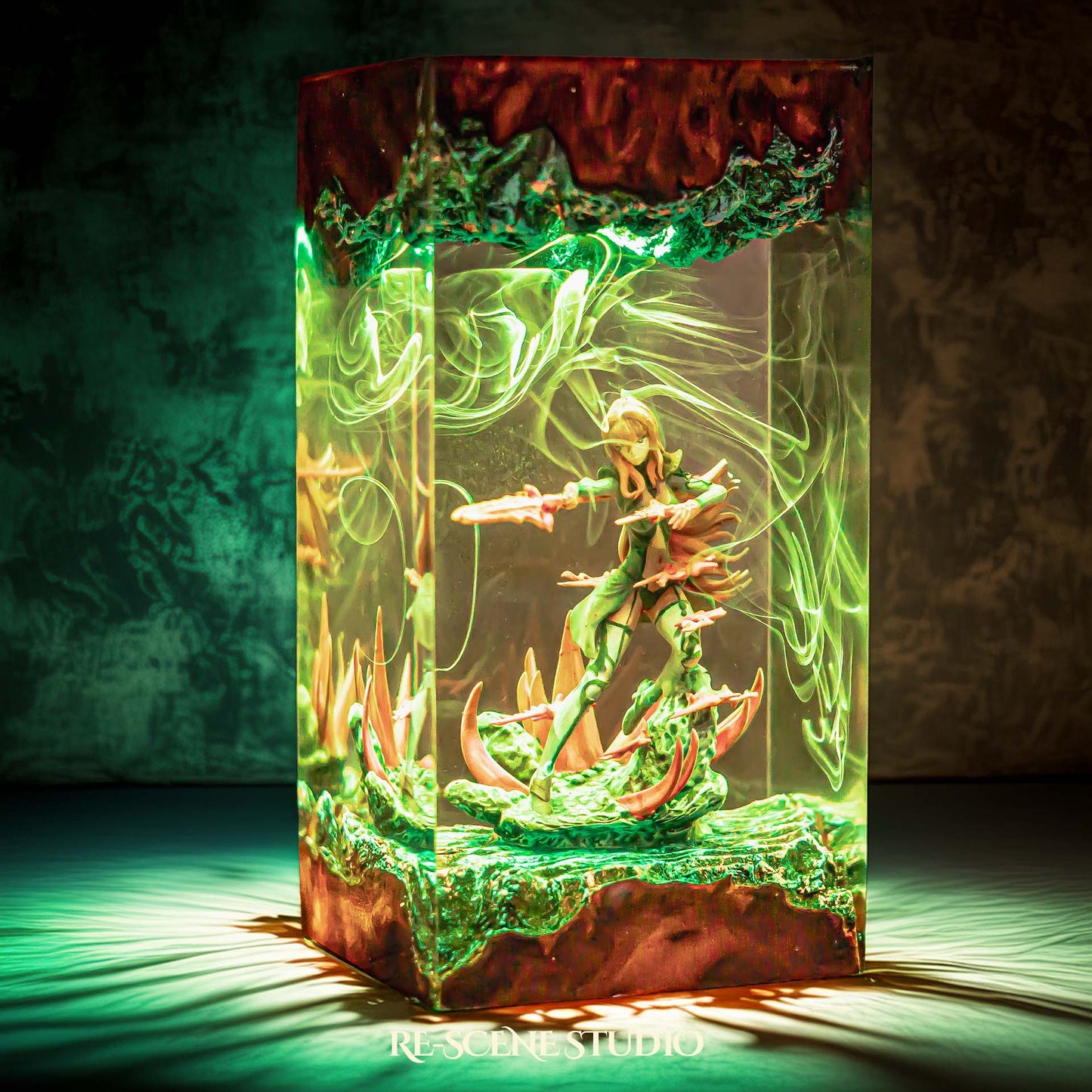 S.cáth.ach Resin Lamp — Detailed Display | Premium 3D Resin Diorama with RGB Color-Changing Light