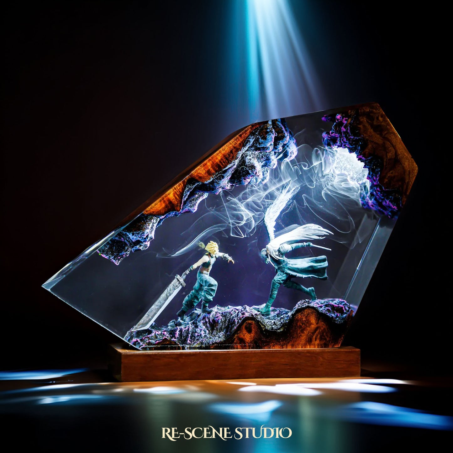 Sephiroth vs Cloud Resin Lamp - Final Fantasy VII