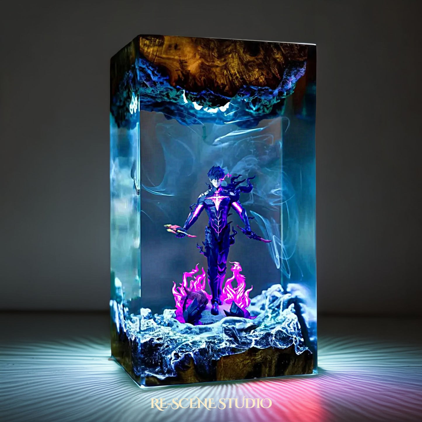 Shadow Monarch Sung Jin-woo Resin Lamp - Solo Leveling