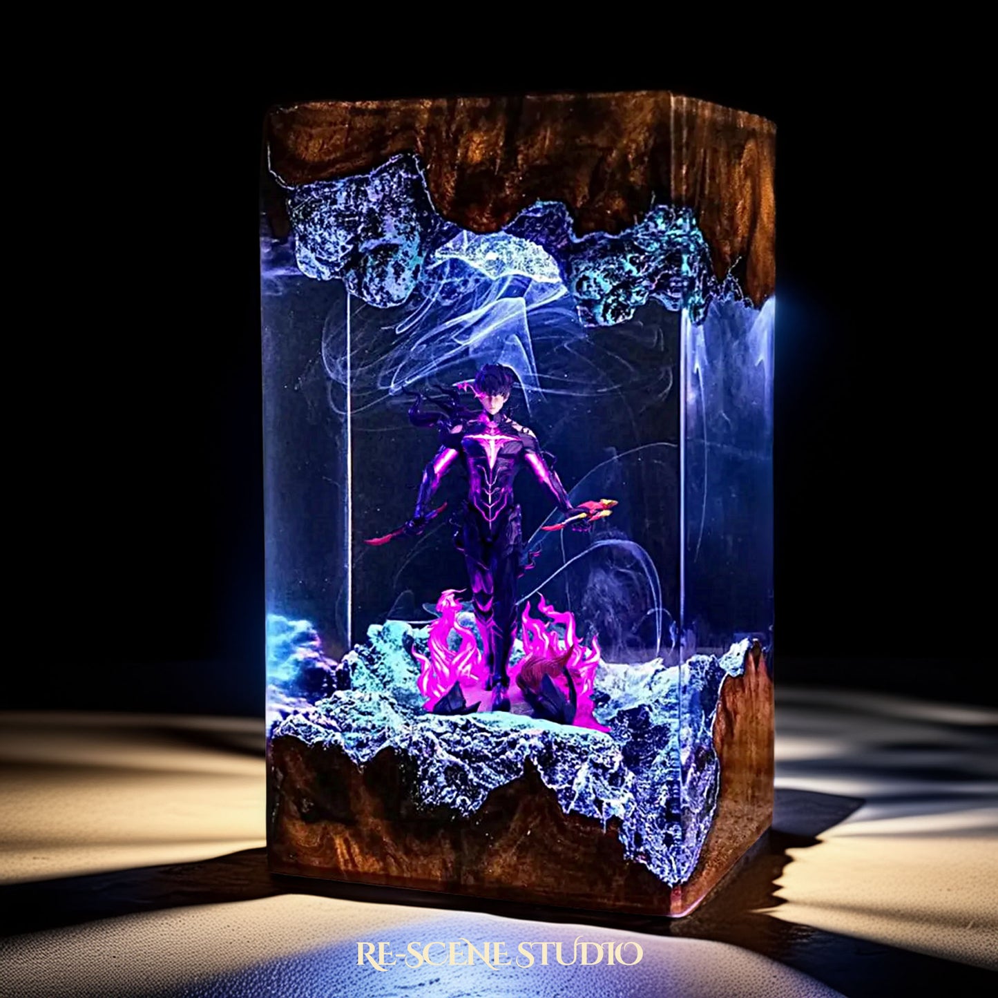 Shadow Monarch Sung Jin-woo Resin Lamp - Solo Leveling