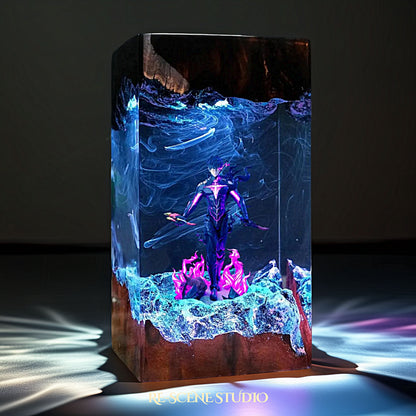 Shadow Monarch Sung Jin-woo Resin Lamp - Solo Leveling