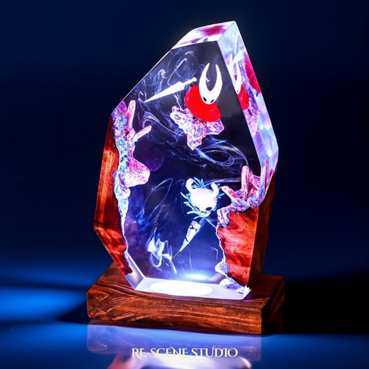 H.ornet Resin Lamp V3 — Handcrafted Epoxy Resin LED Lamp | Unique Ambient Decor & Collector's Gift