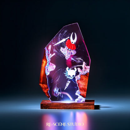 H.ornet Resin Lamp V3 — Side Profile View | Handmade Pop-Culture Resin Art, Perfect Themed Gift