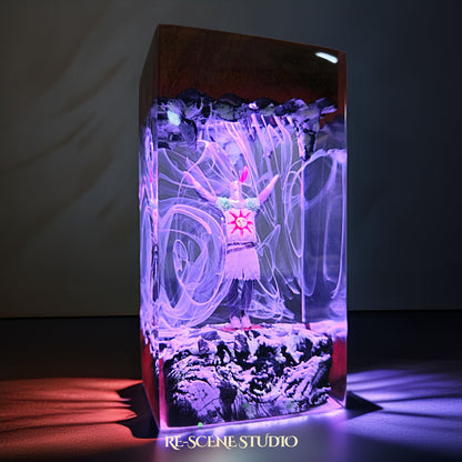 Solaire of Astora Resin Lamp - Dark Souls