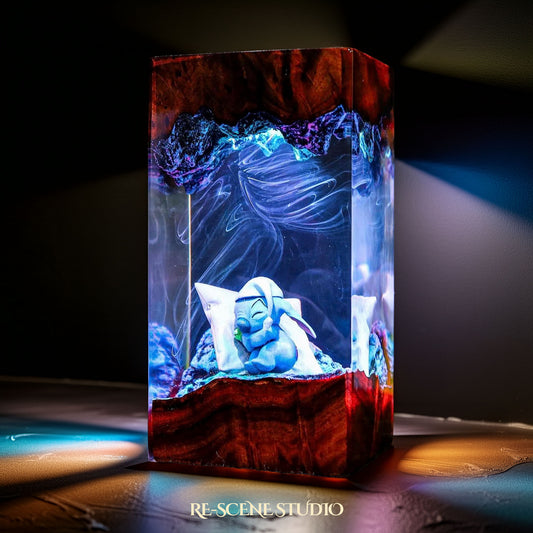 Stitch Resin Lamp - Lilo and Stitch