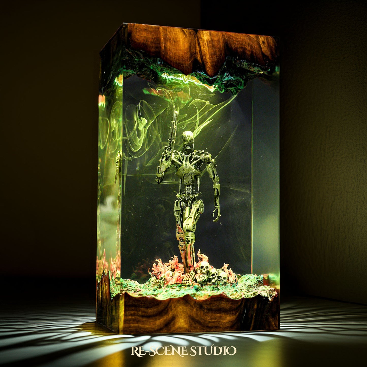 T-800 Endoskeleton Resin Lamp - The Terminator