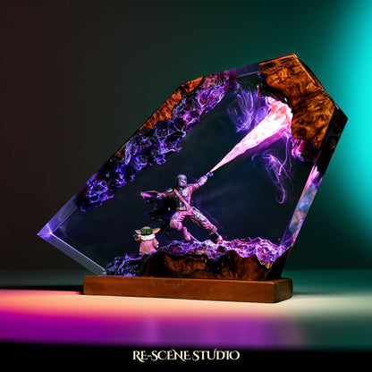 The Mandalorian Resin Lamp - Star Wars: The Mandalorian
