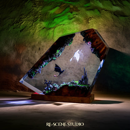 Toothless Resin Lamp - How to Train Your Dragon