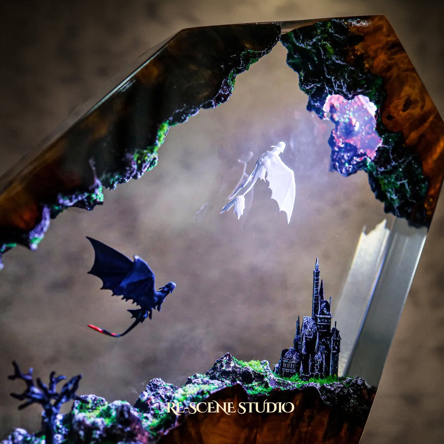 Toothless Resin Lamp - How to Train Your Dragon