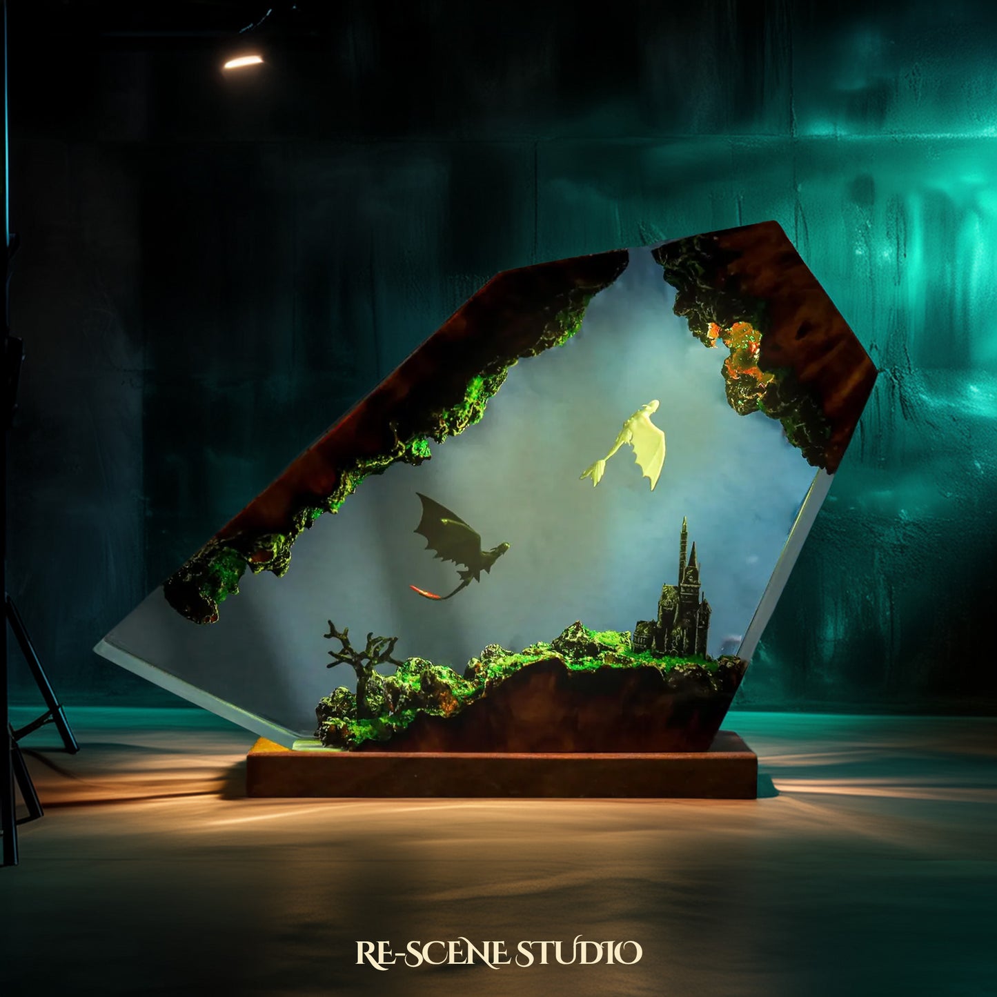 Toothless Resin Lamp - How to Train Your Dragon