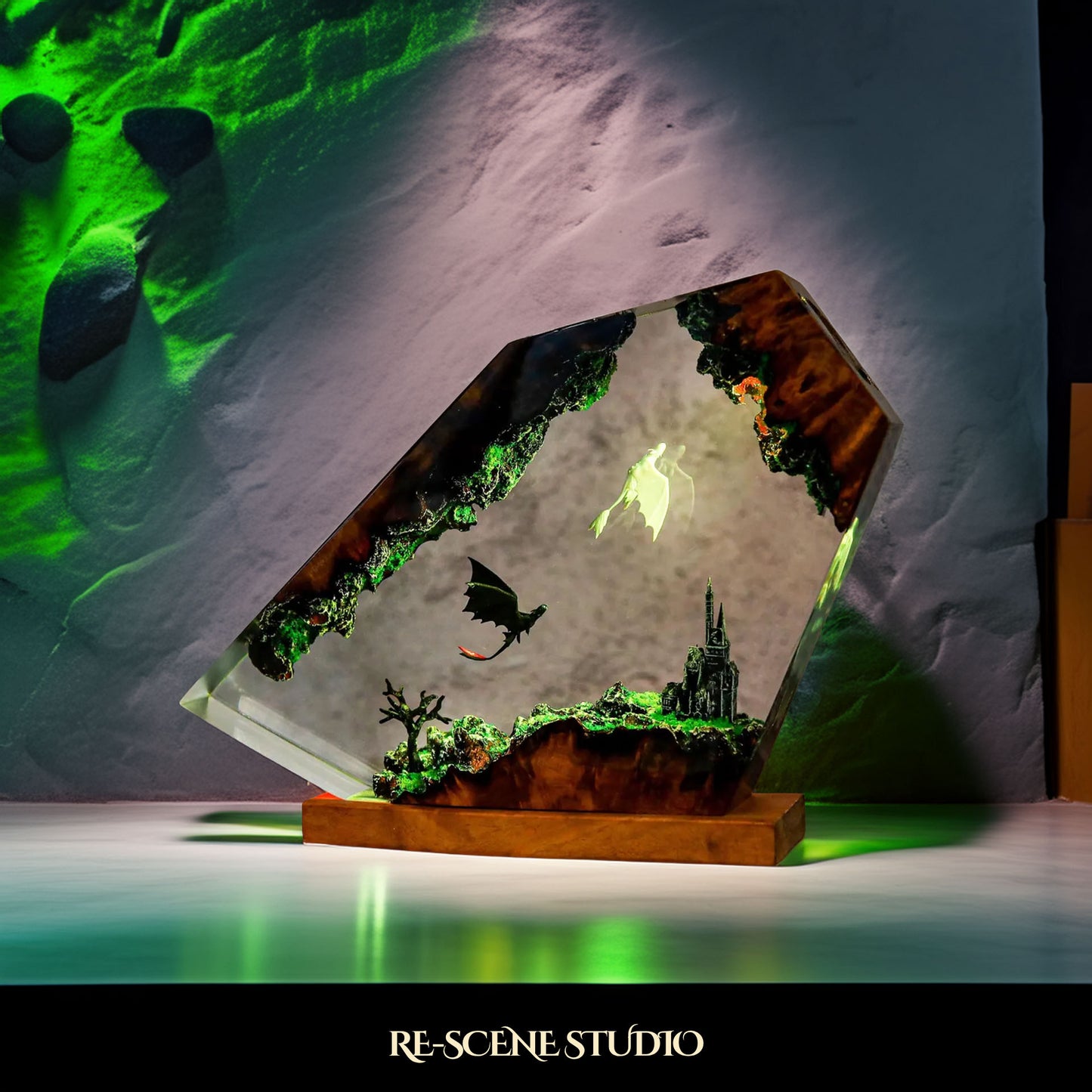 Toothless Resin Lamp - How to Train Your Dragon