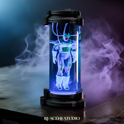 Vegeta Healing Pod Resin Epoxy Lamp Multicolor / Size XL: 19 x 9 x 9 (cm) – Handmade Resin Lamp by Rescene Studio | Rescene Studio