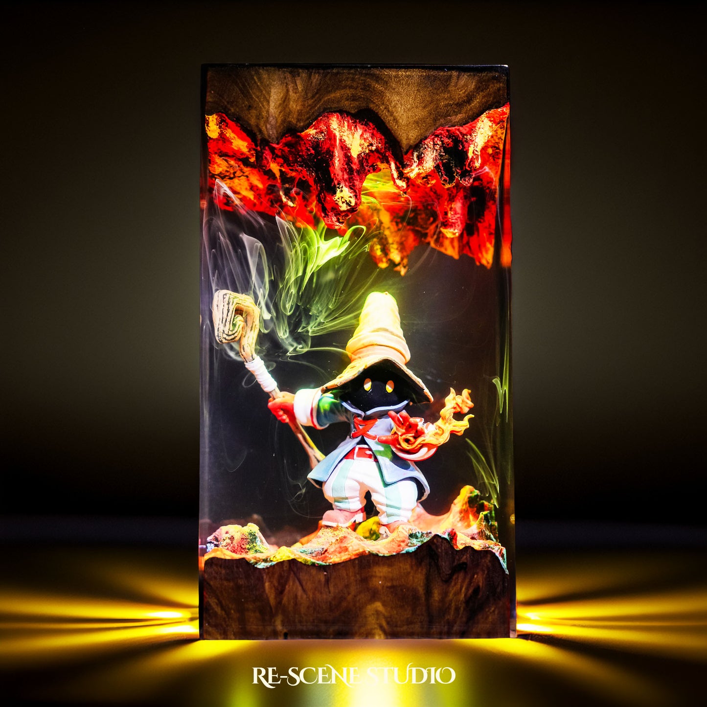 Vivi Ornitier Resin Lamp — Detailed Display | Premium 3D Resin Diorama with RGB Color-Changing Light