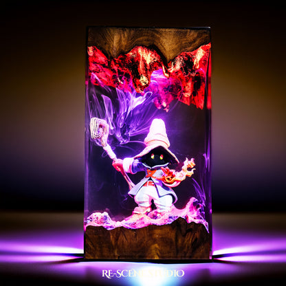 Vivi Ornitier Resin Lamp — Side Profile View | Handmade Pop-Culture Resin Art, Perfect Themed Gift