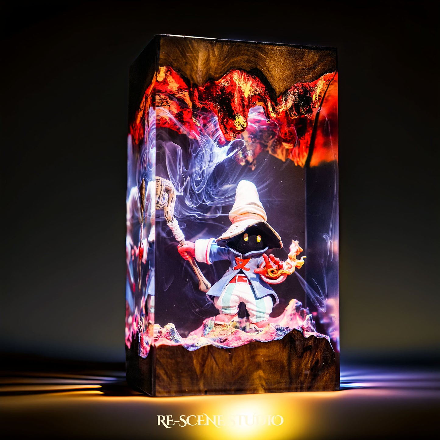 Vivi Ornitier Resin Lamp — Detailed Display | Premium 3D Resin Diorama with RGB Color-Changing Light