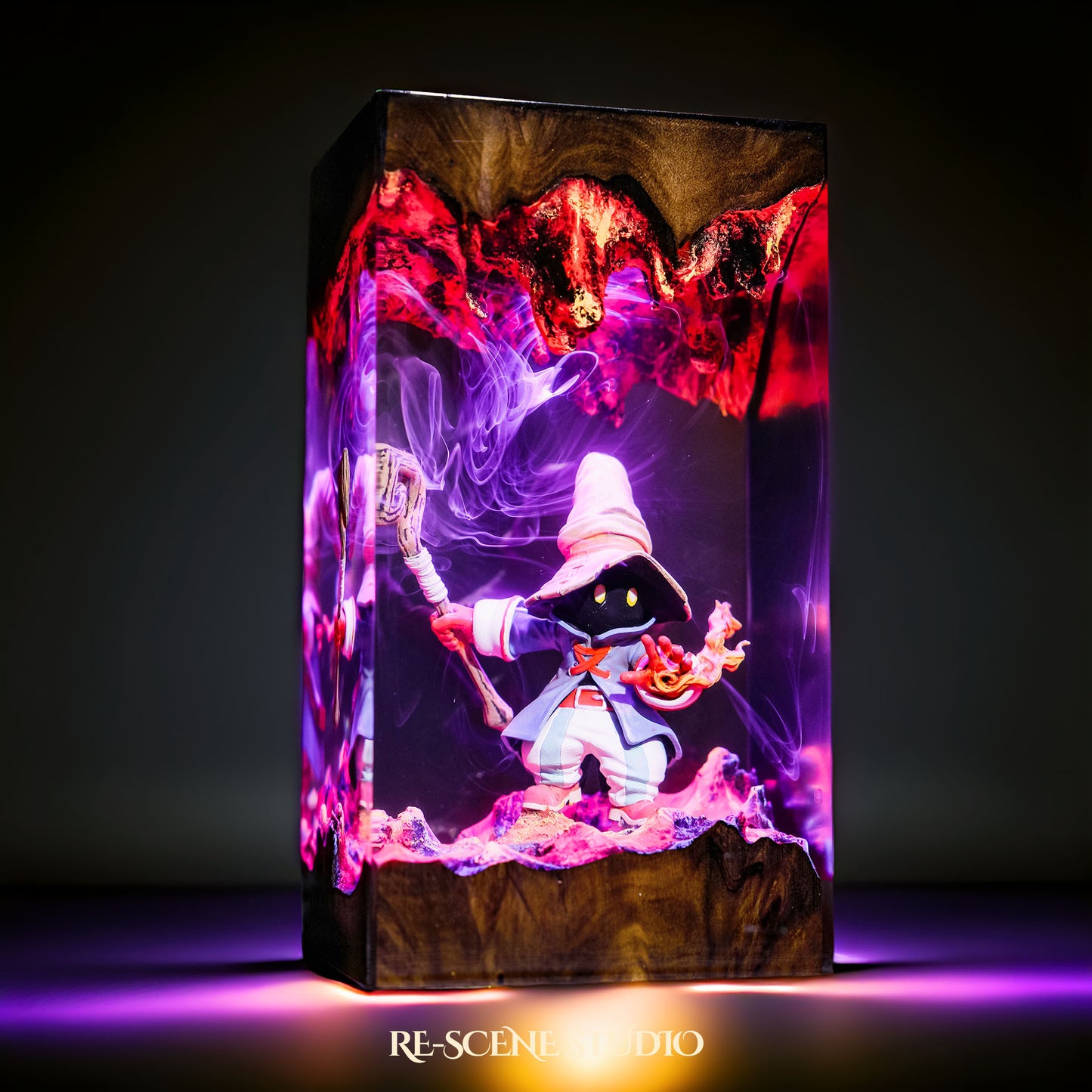 Vivi Ornitier Resin Lamp — Side Profile View | Handmade Pop-Culture Resin Art, Perfect Themed Gift