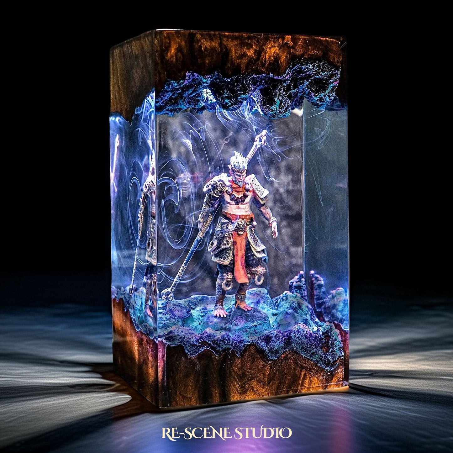 Wukong Resin Lamp 1 - Black Myth: Wukong