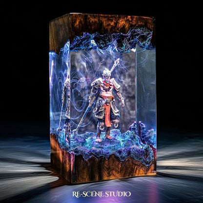 Wukong Resin Lamp 1 - Black Myth: Wukong