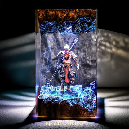 Wukong Resin Lamp 1 - Black Myth: Wukong