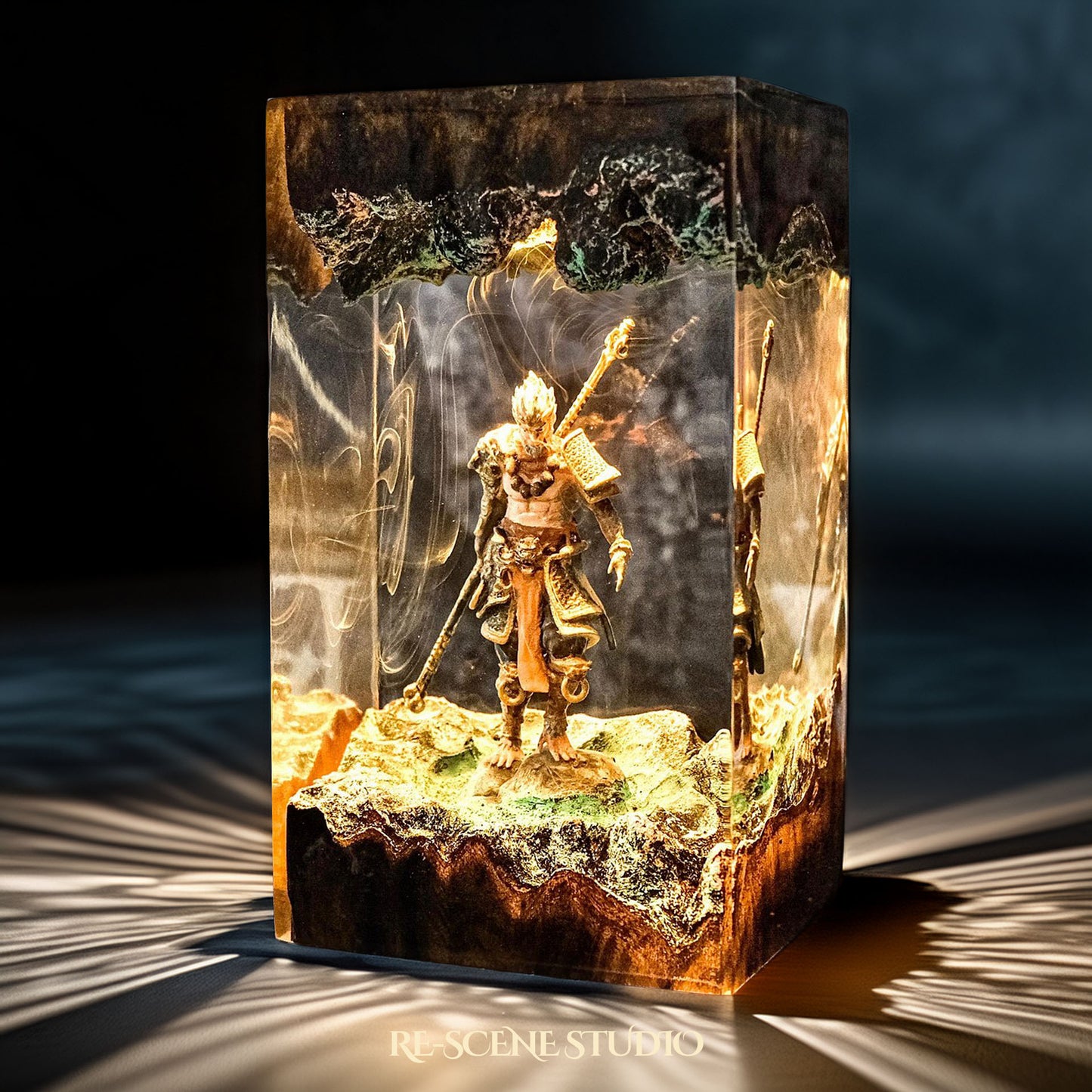 Wukong Resin Lamp 1 - Black Myth: Wukong