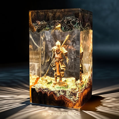 Wukong Resin Lamp 1 - Black Myth: Wukong