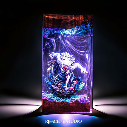 Yuta Okkotsu Resin Lamp — Handcrafted Epoxy Resin LED Lamp | Unique Ambient Decor & Collector's Gift