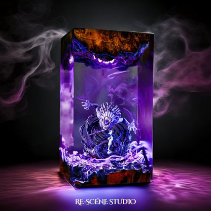 Yuta Okkotsu Resin Lamp - Jujutsu Kaisen Multicolor / Size M – Handmade Resin Lamp by Rescene Studio | Rescene Studio