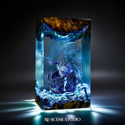 Yuta Okkotsu Resin Lamp - Jujutsu Kaisen Multicolor / Size M – Handmade Resin Lamp by Rescene Studio | Rescene Studio