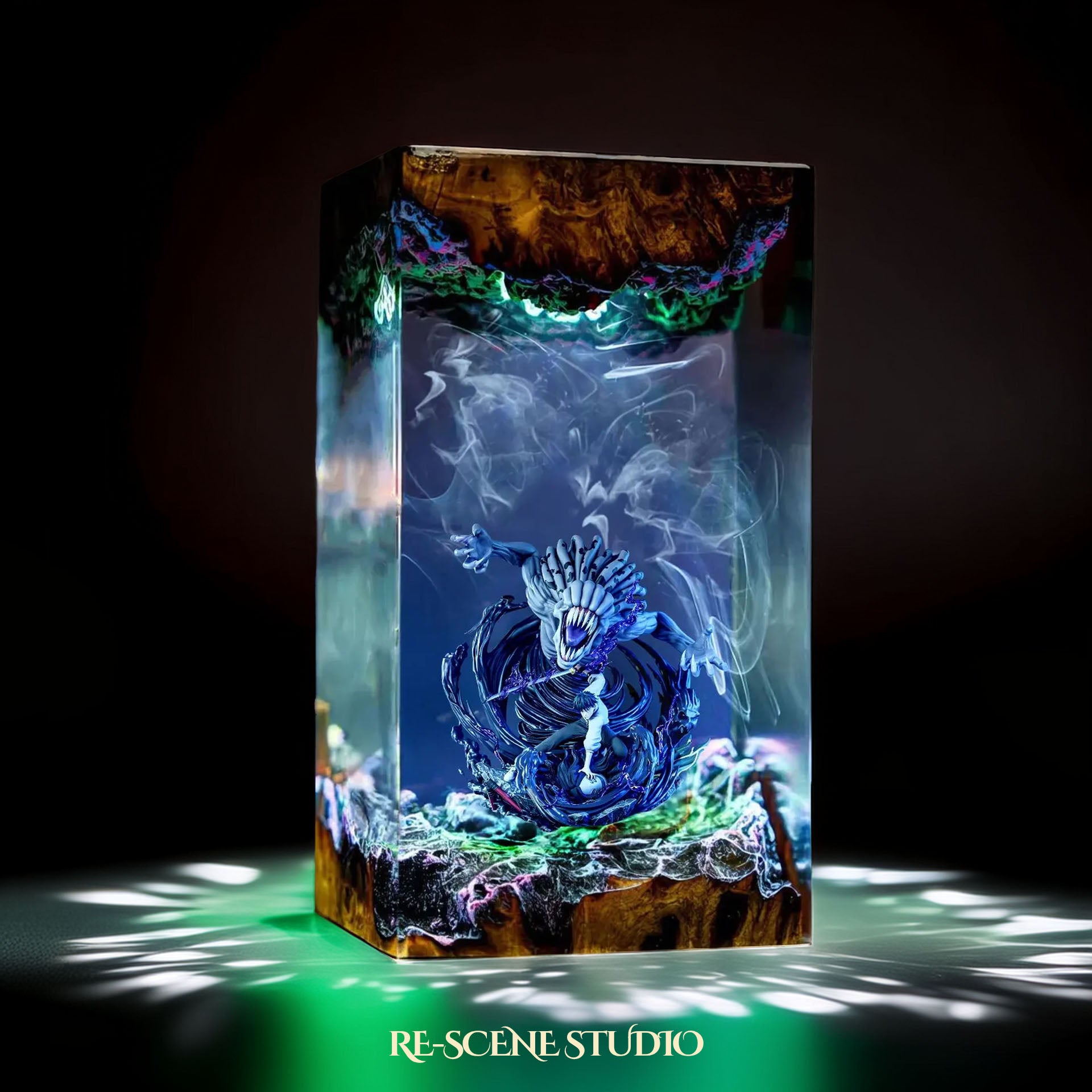 Yuta Okkotsu Resin Lamp - Jujutsu Kaisen Multicolor / Size M – Handmade Epoxy Resin Lamp by Rescene Studio | Rescene Studio