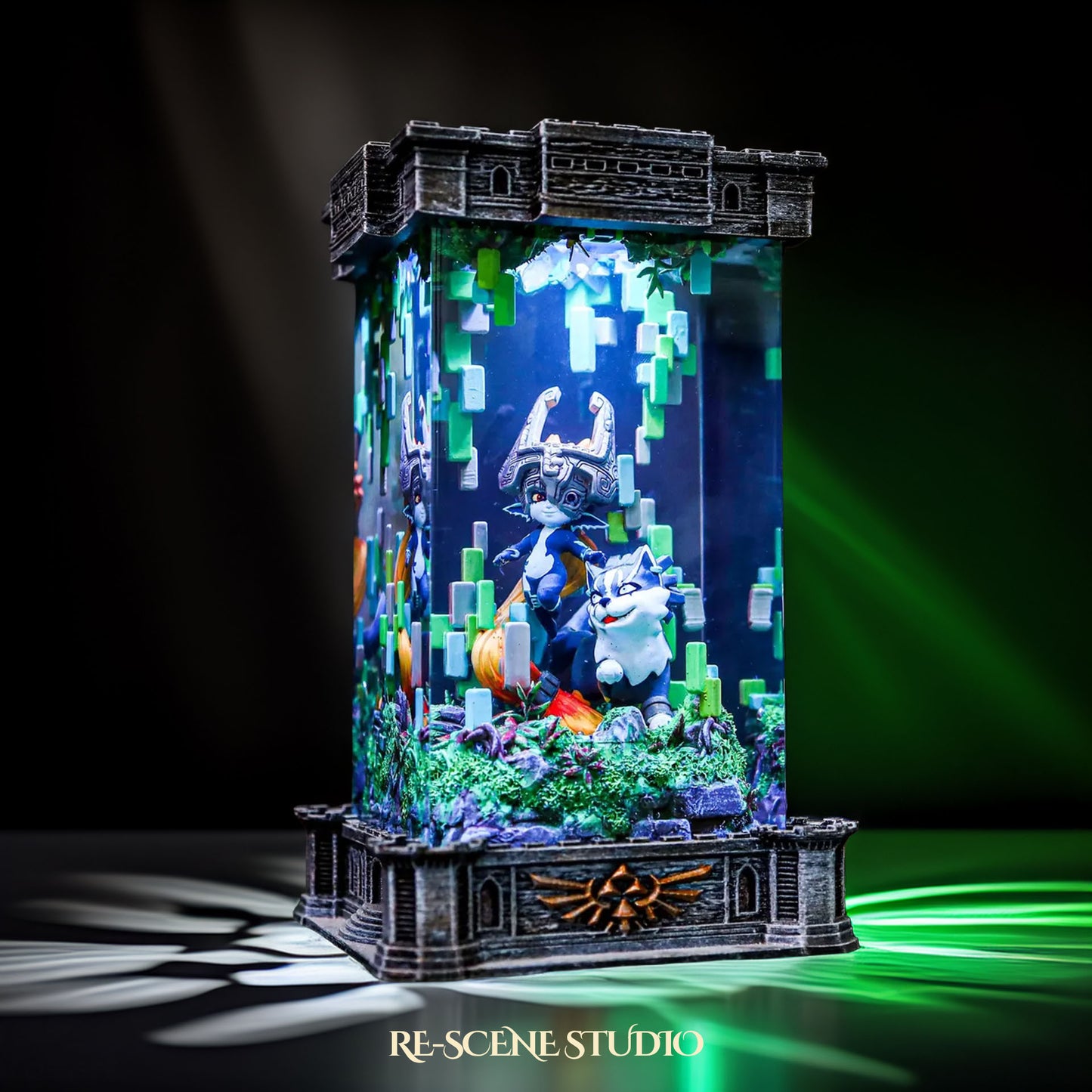 Midna and Wolf Link Resin Lamp - The Legend of Zelda: Twilight Princess