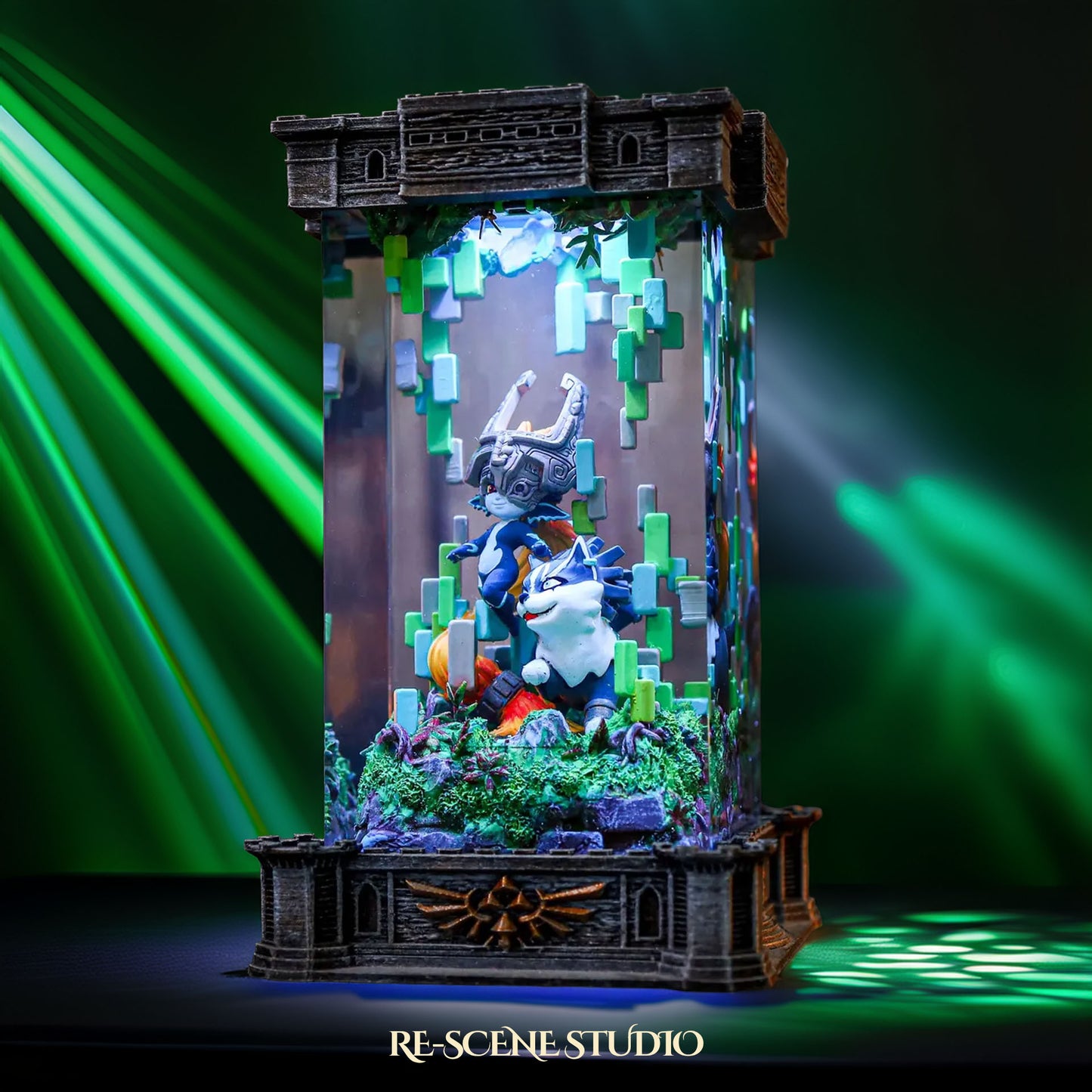 Midna and Wolf Link Resin Lamp - The Legend of Zelda: Twilight Princess