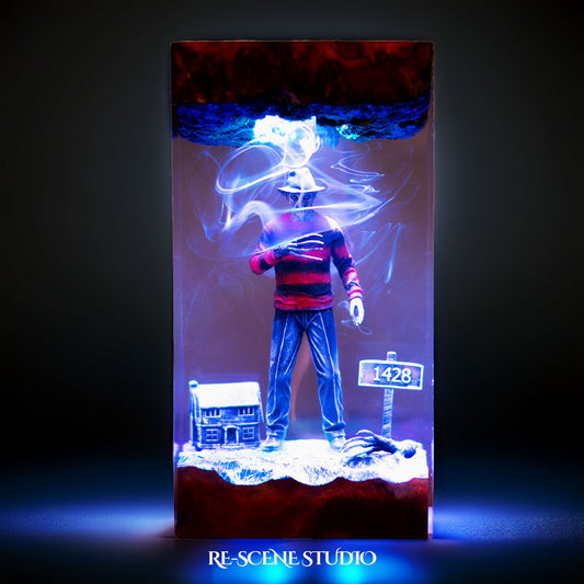 Dream-Stalker Slasher Resin Lamp — view 1