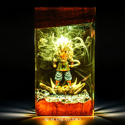 Ultimate Saiyan Transformation Resin Lamp — view 4