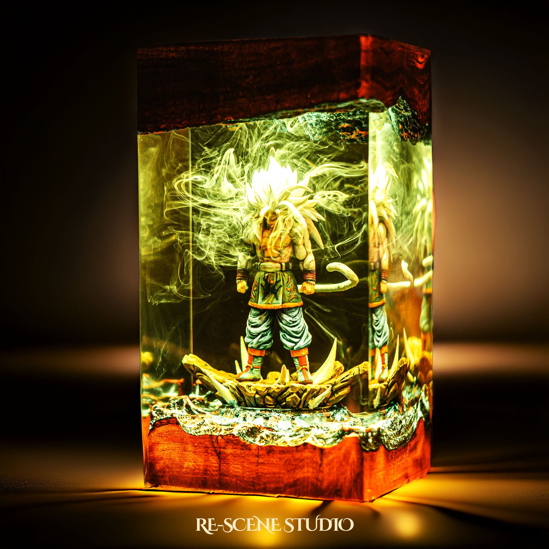 Ultimate Saiyan Transformation Resin Lamp — view 5