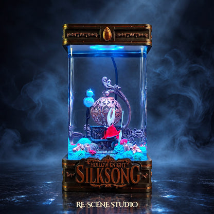 Hollow Knight: Silksong gift idea — the Hornet Resin Lamp V7, a USB-C rechargeable color-changing lamp