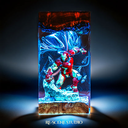 Armored Genius Hero Resin Lamp — view 3