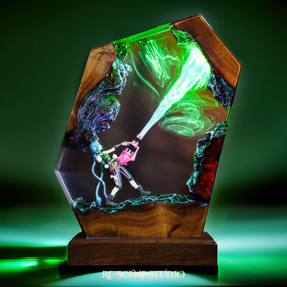 Punk Chaos Gunner Resin Lamp — view 2