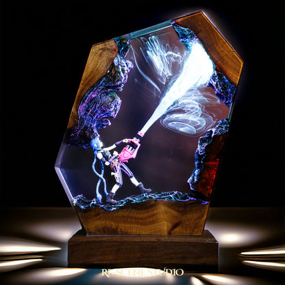 Punk Chaos Gunner Resin Lamp — view 4