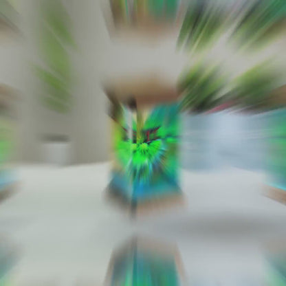 Torii Gate Beside Stream Resin Epoxy Lamp