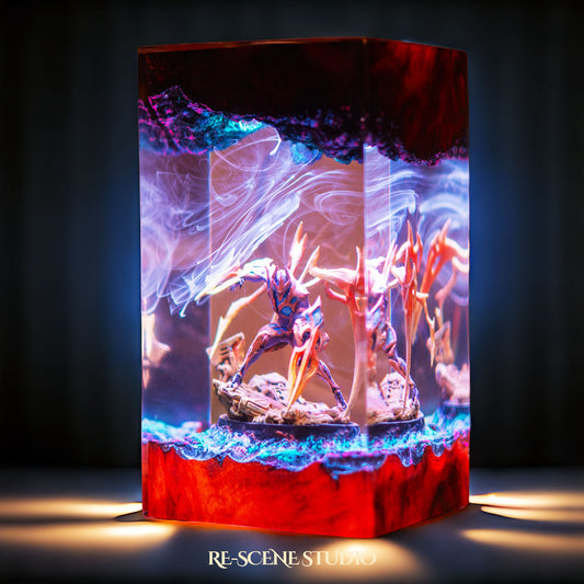 Death-Sworn Shadow Ninja Resin Lamp — view 1